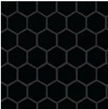 K711 Matte Black Hexagon