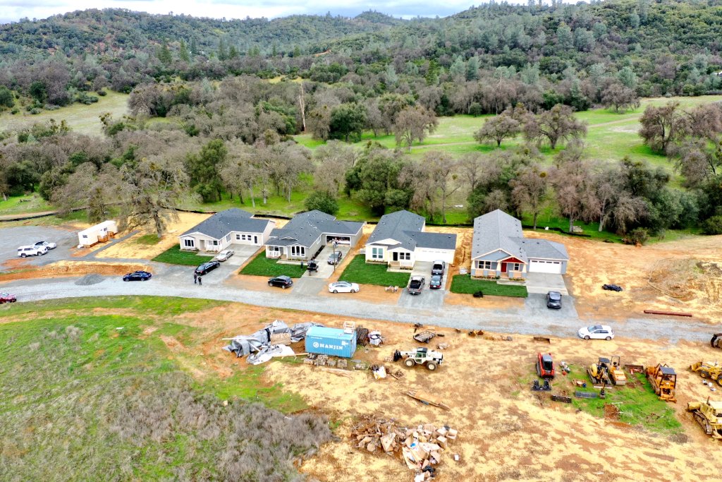 Aerial Site Progress — Homeland Building & Development project serving California, Oregon, Washington, Nevada & Arizona
