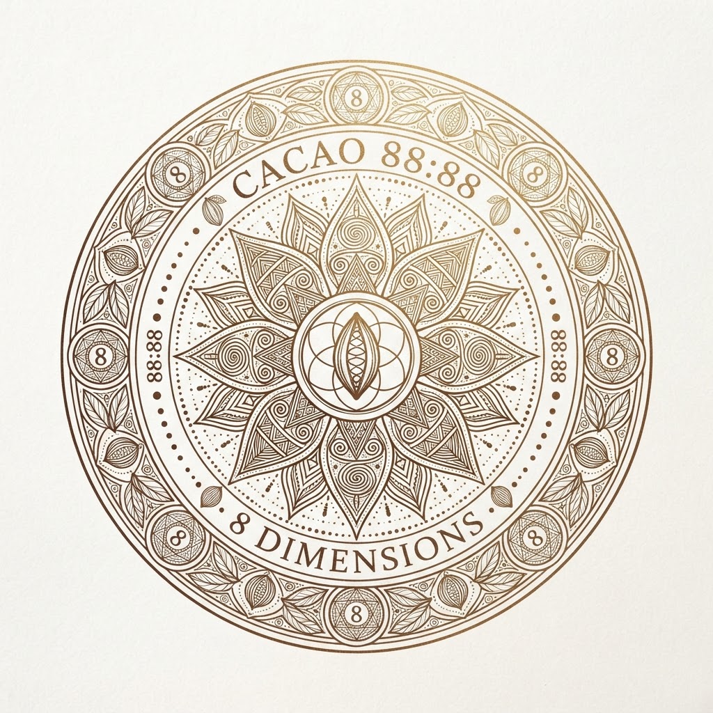Cacao 88:88, The Elixir of the Gods. 8 Dimensions.