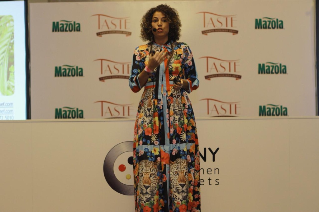 Diana at Mazola Taste event