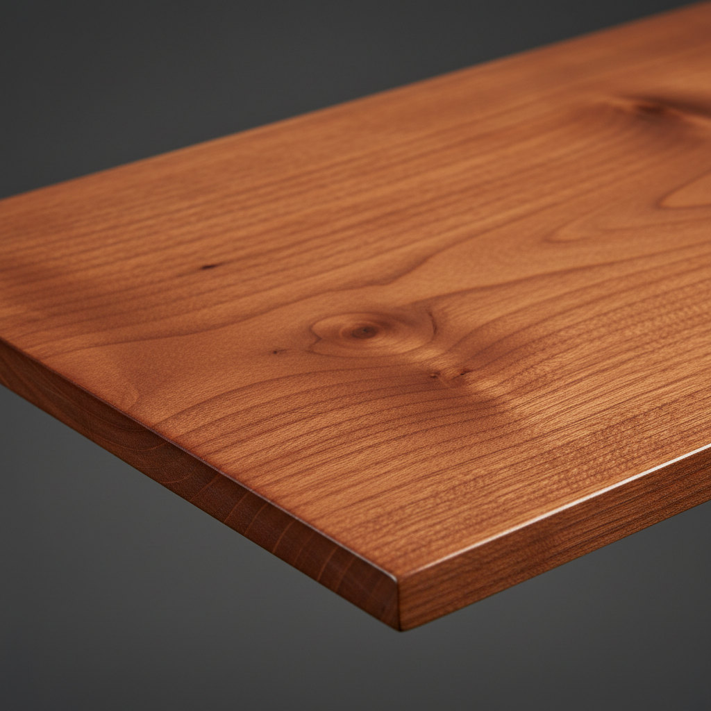 Cherry finished surface
