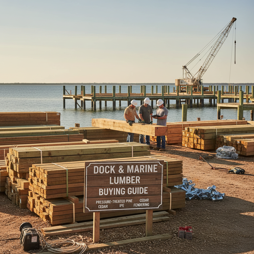 Dock and Marine Lumber Buying Guide — Lumberama Dock and Marine Lumber Buying Guide — Lumberama