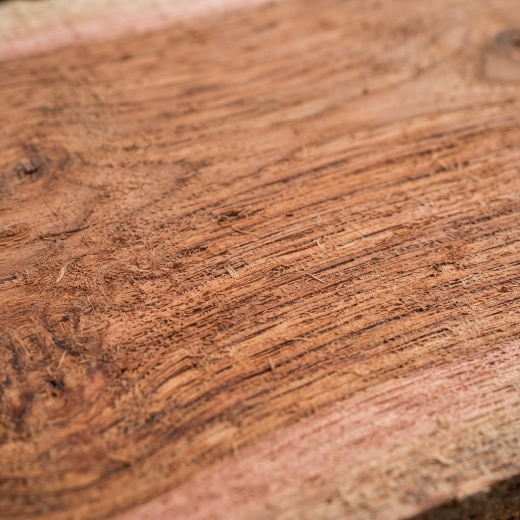 Red Grandis wood grain