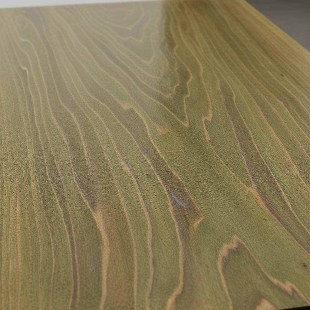 Poplar finished surface