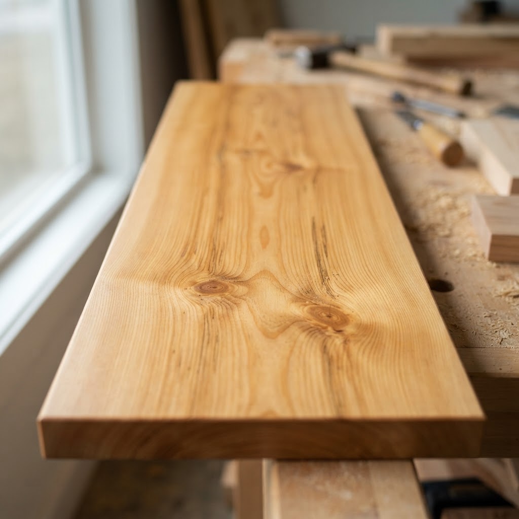 Lodgepole Pine finished surface