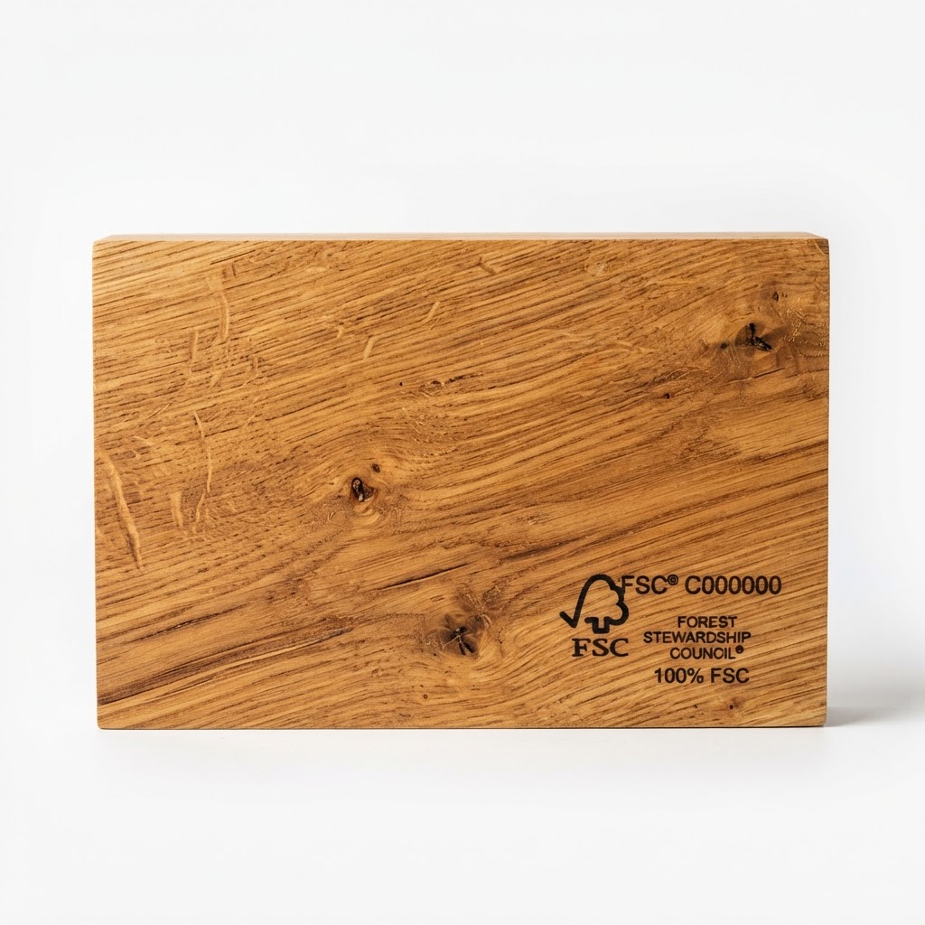 FSC Certified wood grain texture