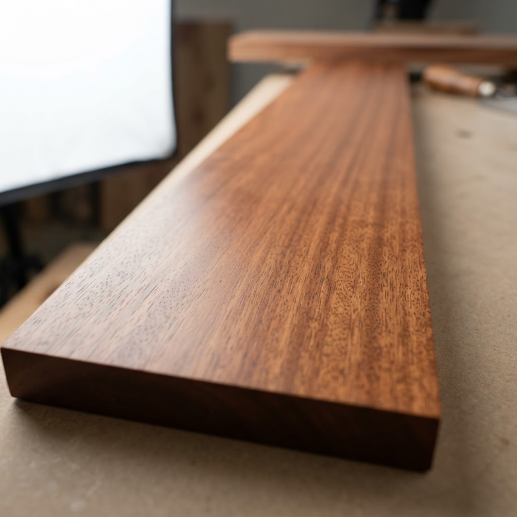 Red Grandis finished surface