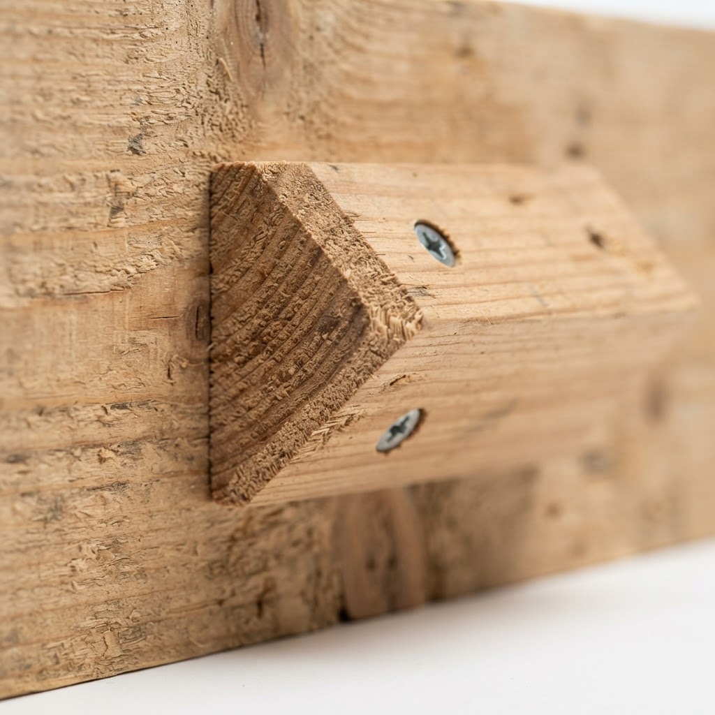 French Cleat wood grain texture
