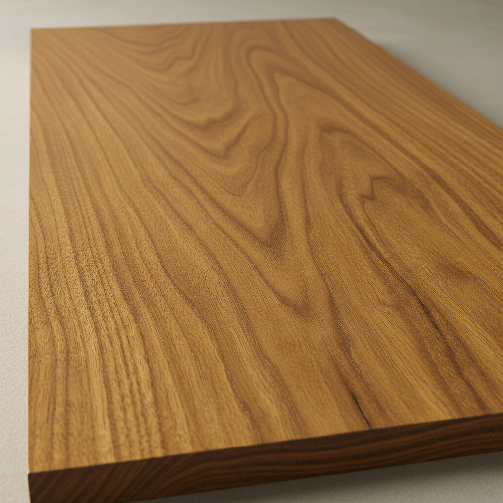 Afrormosia finished surface