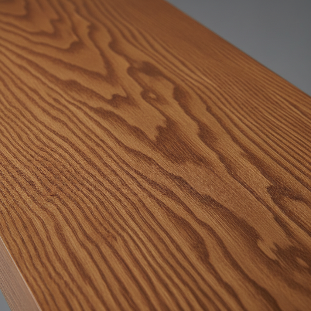 Red Oak finished surface
