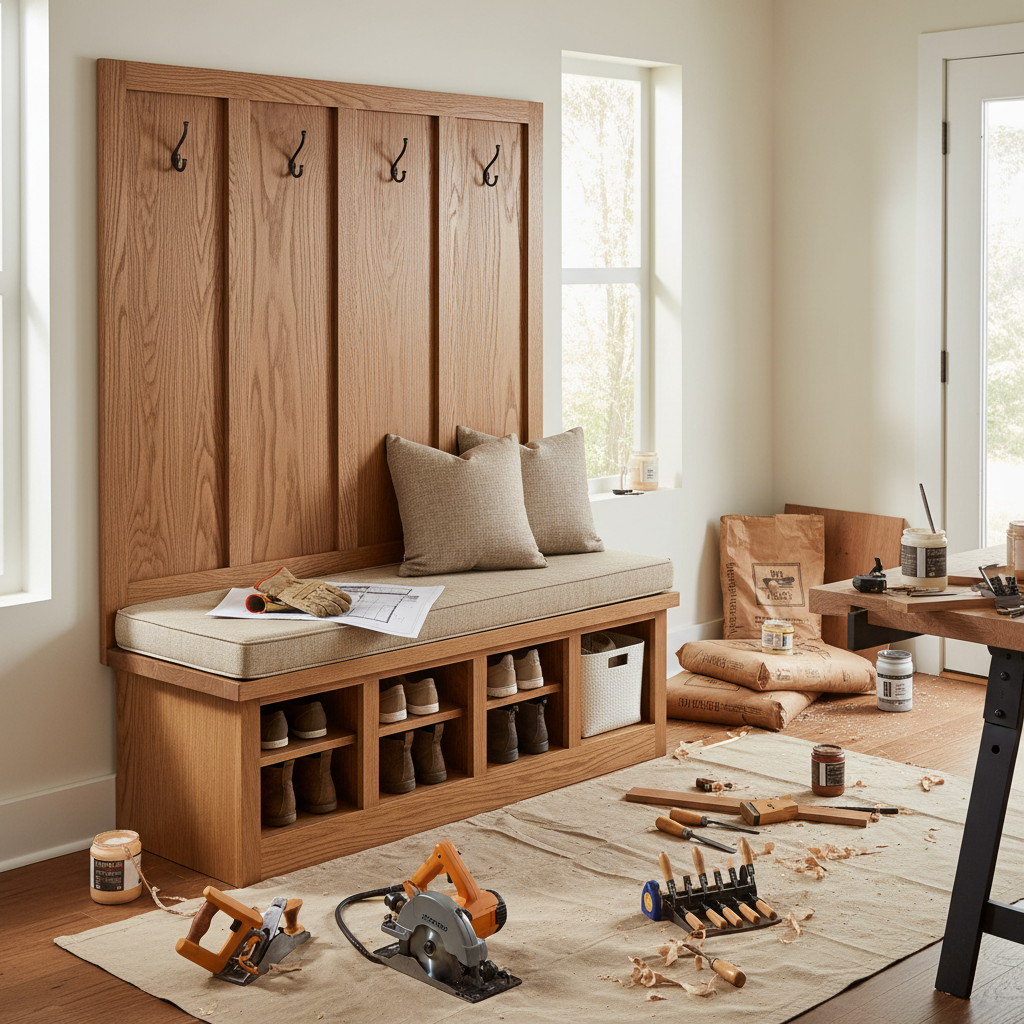 How to Build a Mudroom Bench | Lumberama