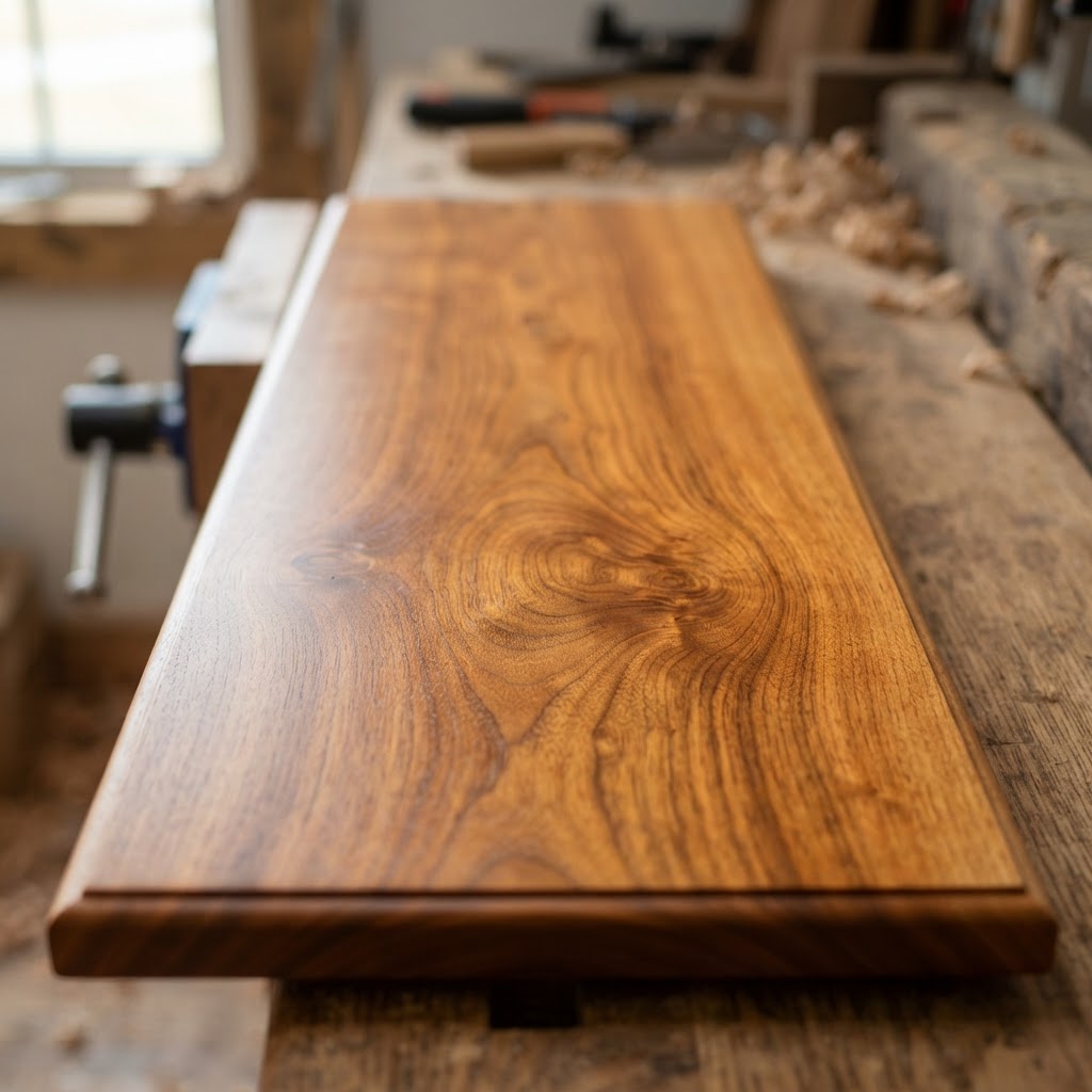 Sassafras finished surface
