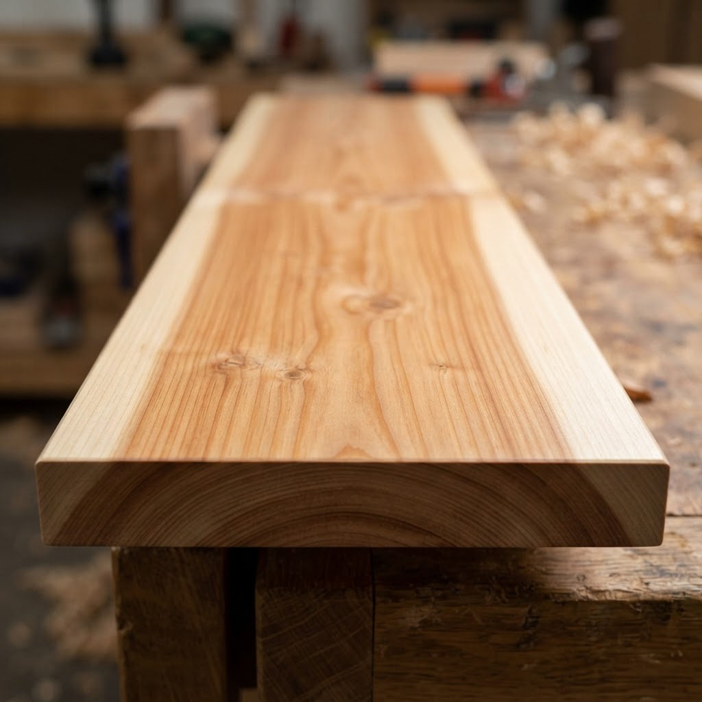 Hem-Fir finished surface