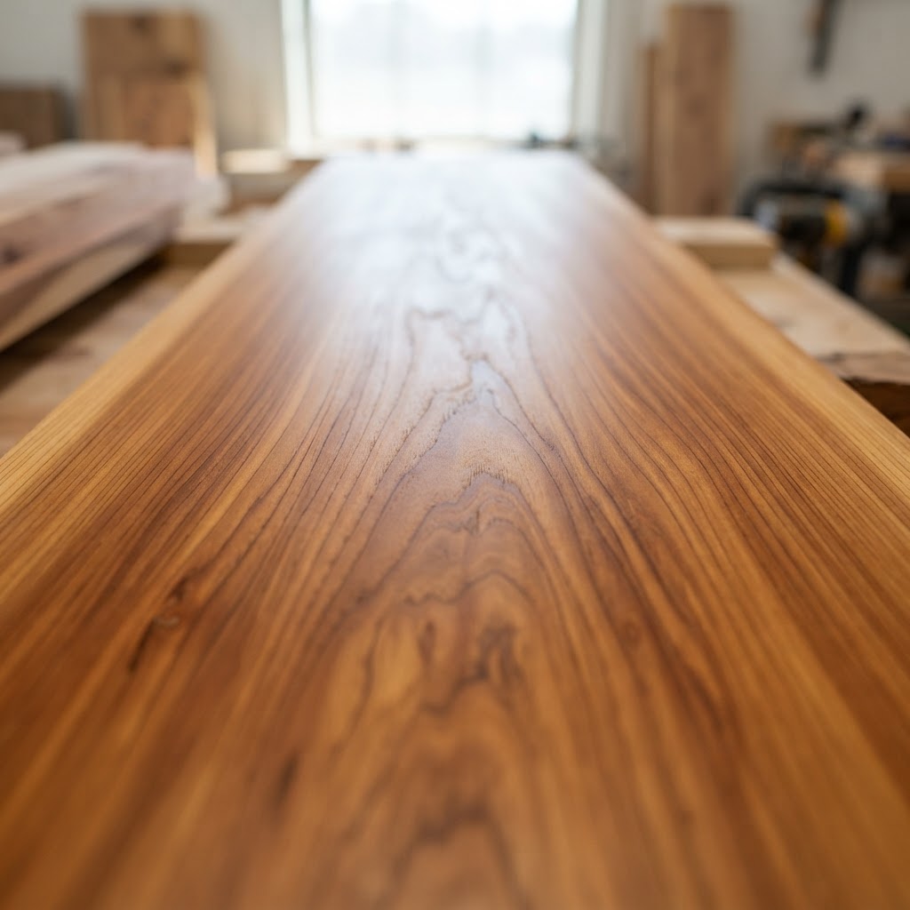 Western Red Cedar finished surface