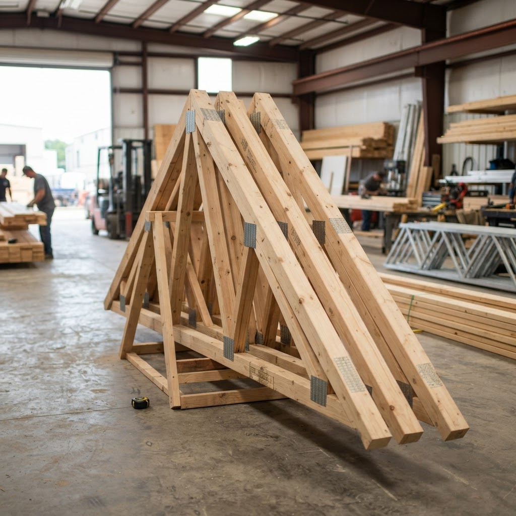 Roof Trusses - building material