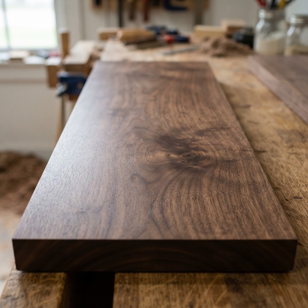Premium Walnut finished surface