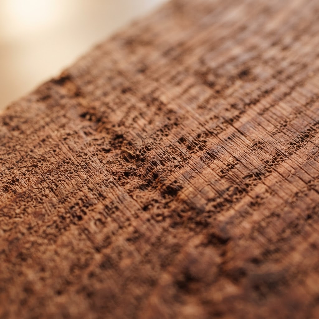 Red Oak wood grain detail