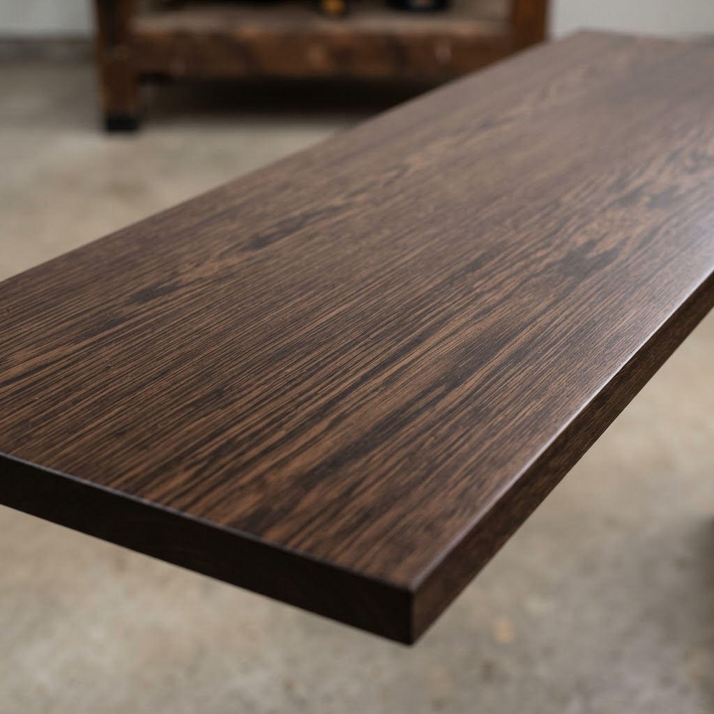 Wenge finished surface