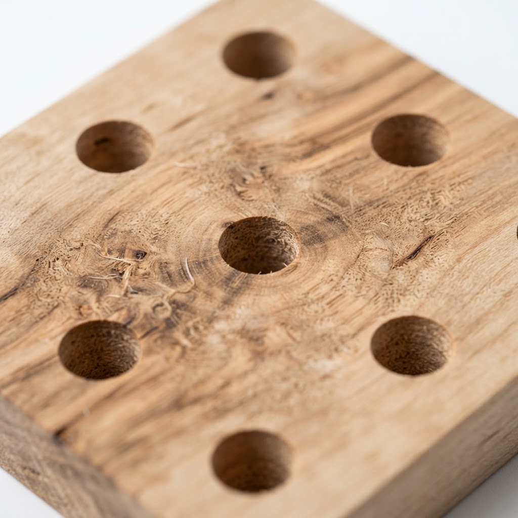Pegboard wood grain texture