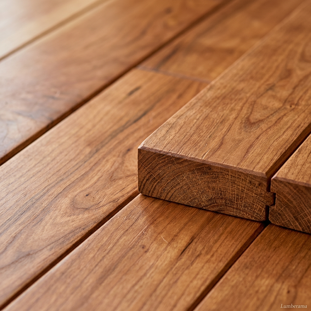 American Cherry Flooring wood grain