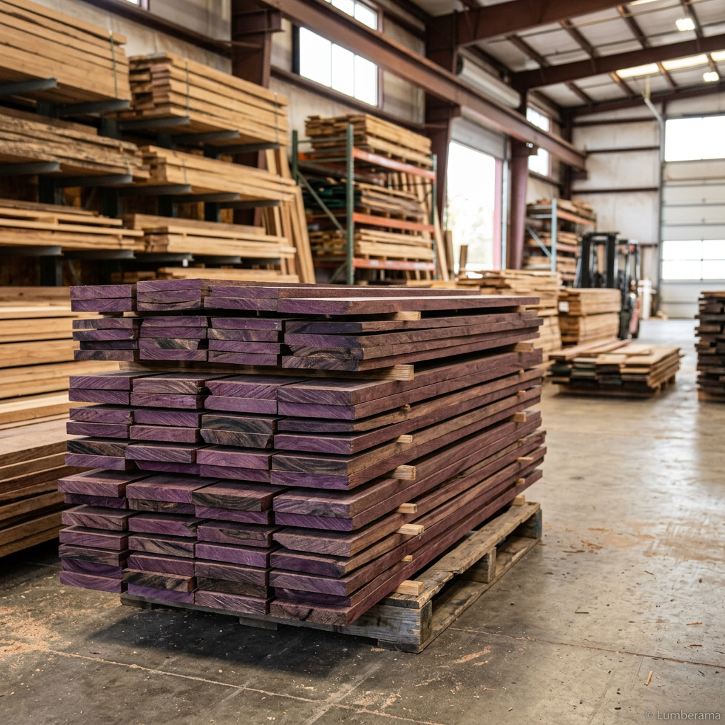 Purpleheart wood