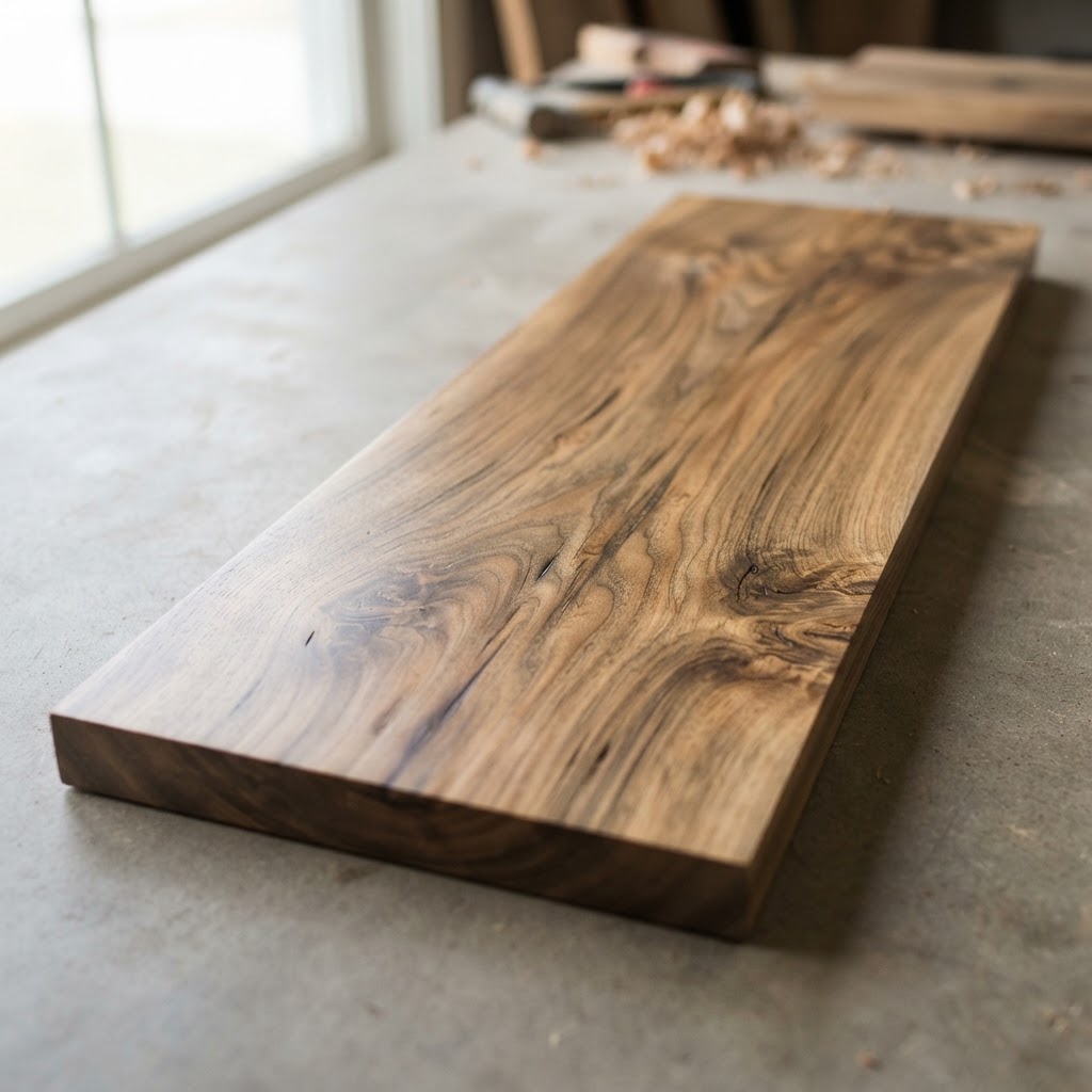 Grey Elm finished surface
