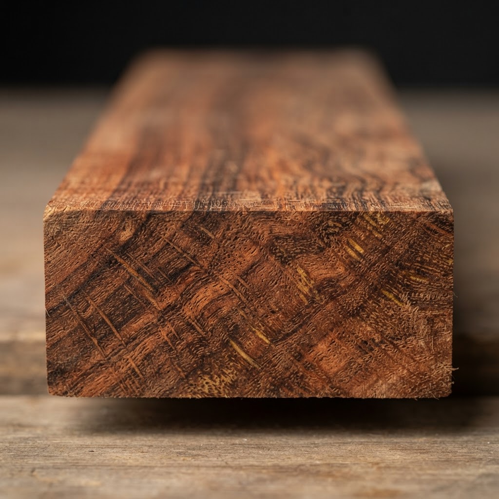 Merbau wood grain