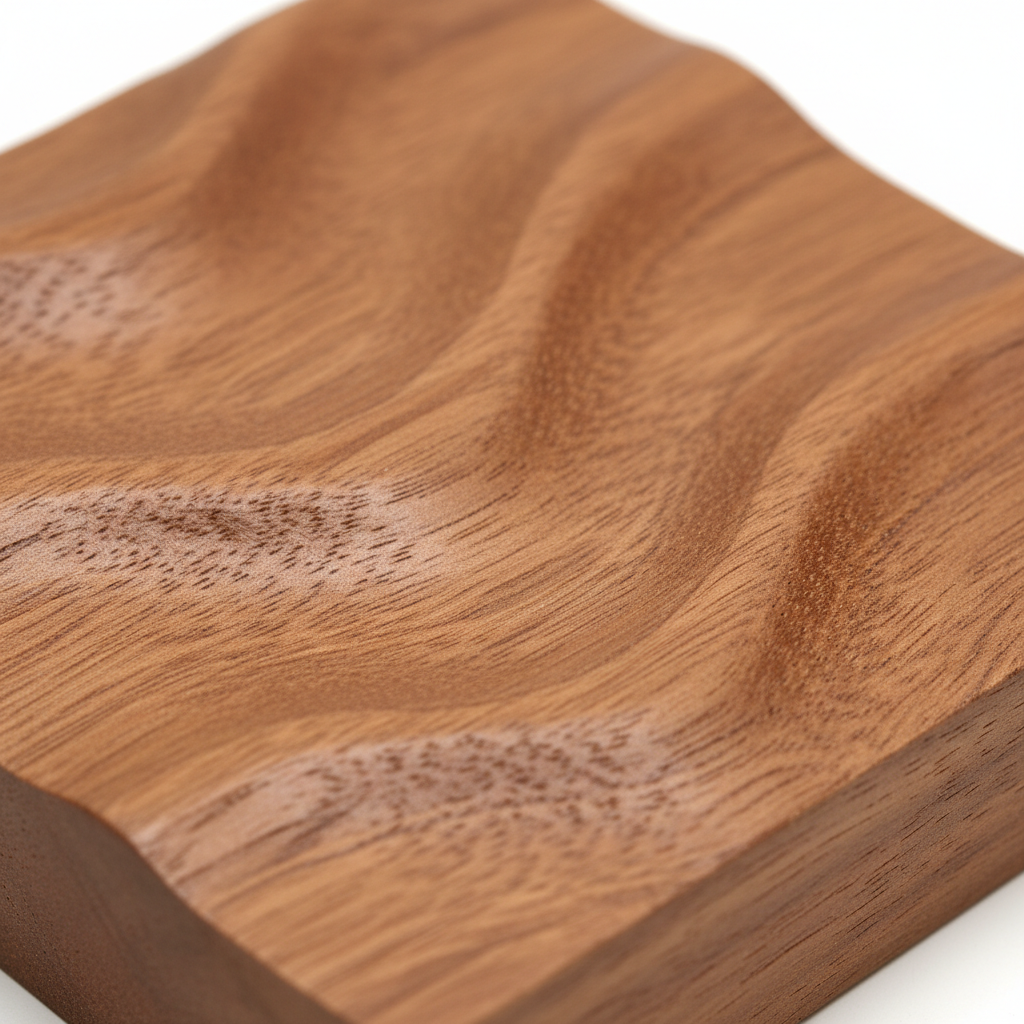 Sapele wood grain texture