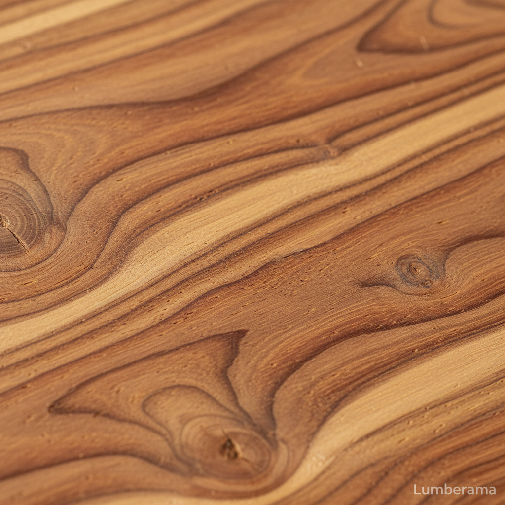Alder wood grain detail