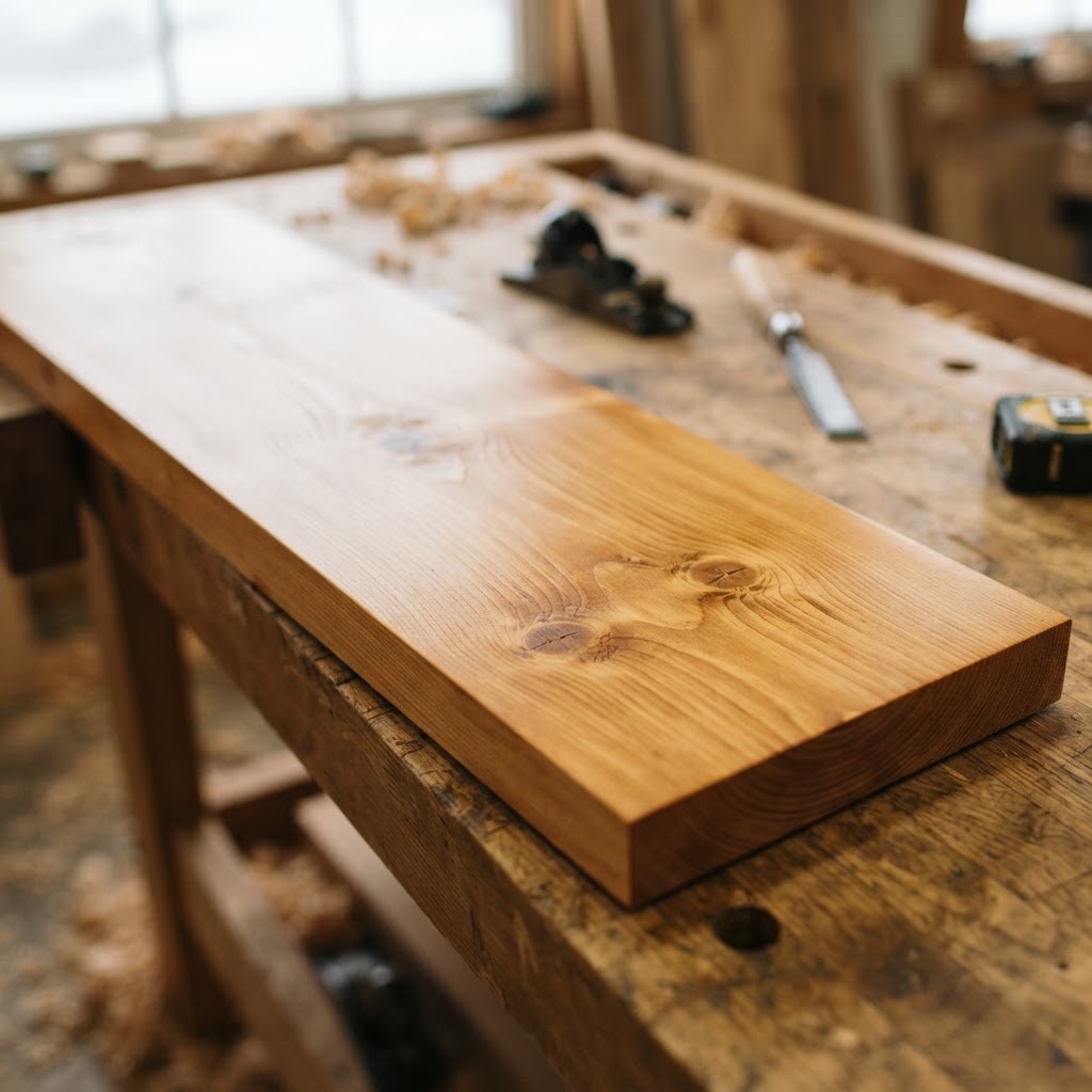 Ponderosa Pine finished surface