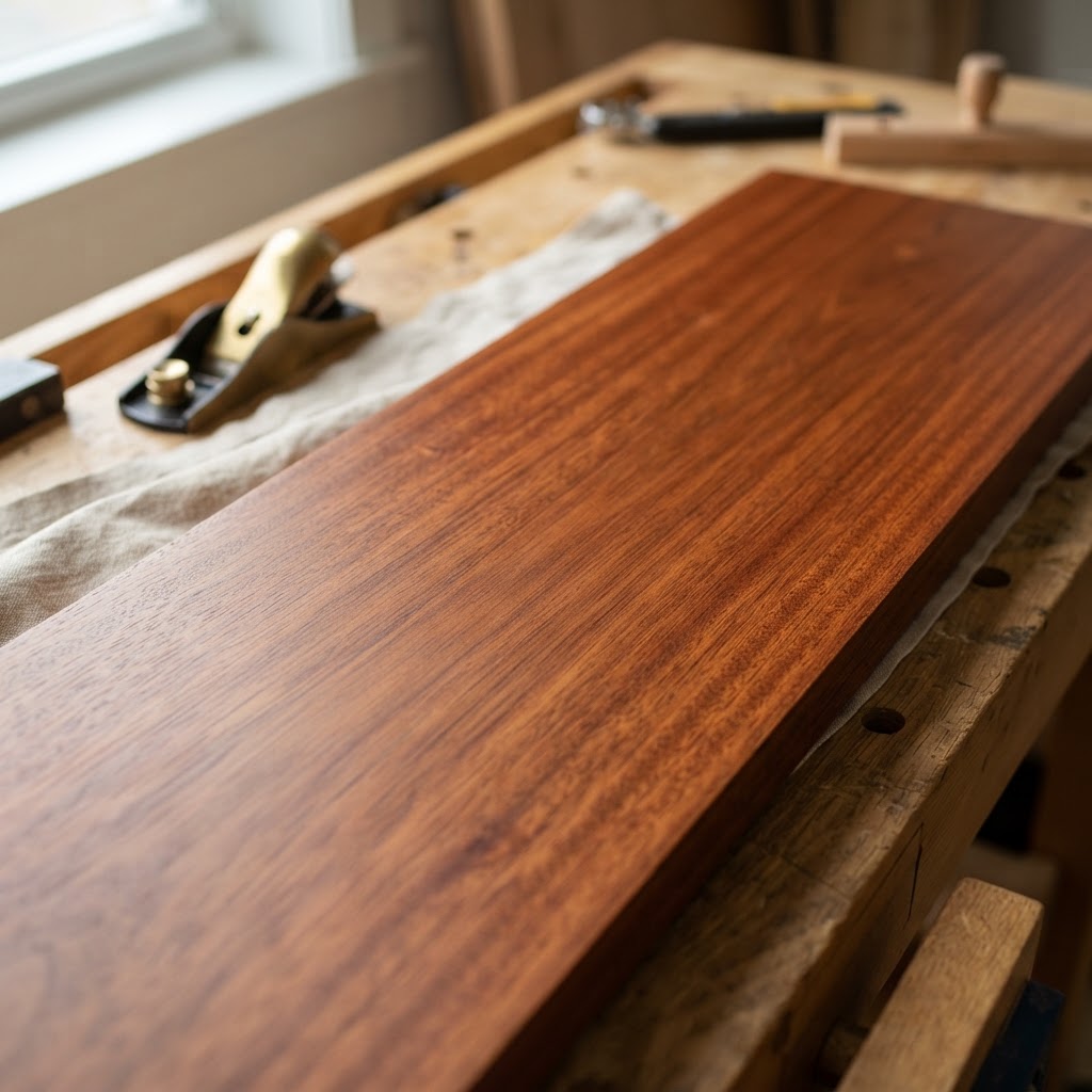 Red Balau finished surface