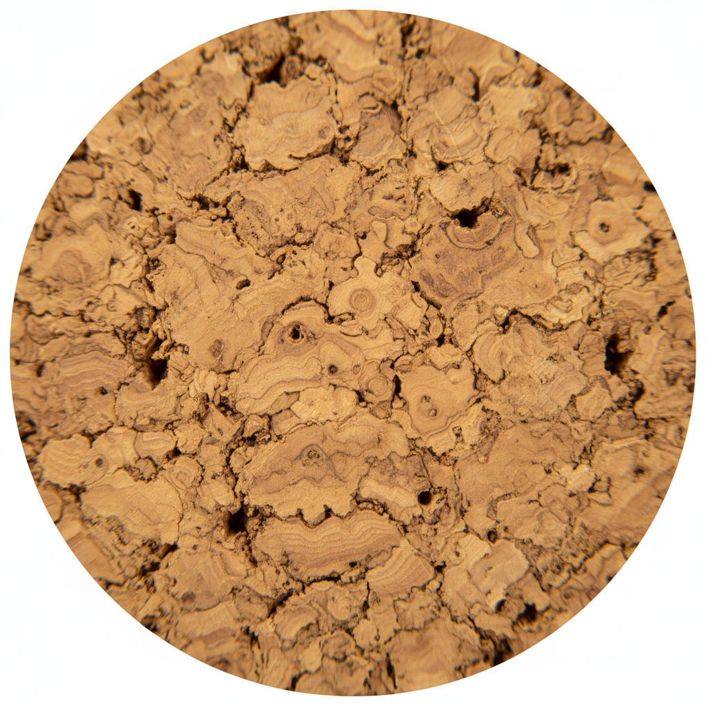 Cork wood grain texture