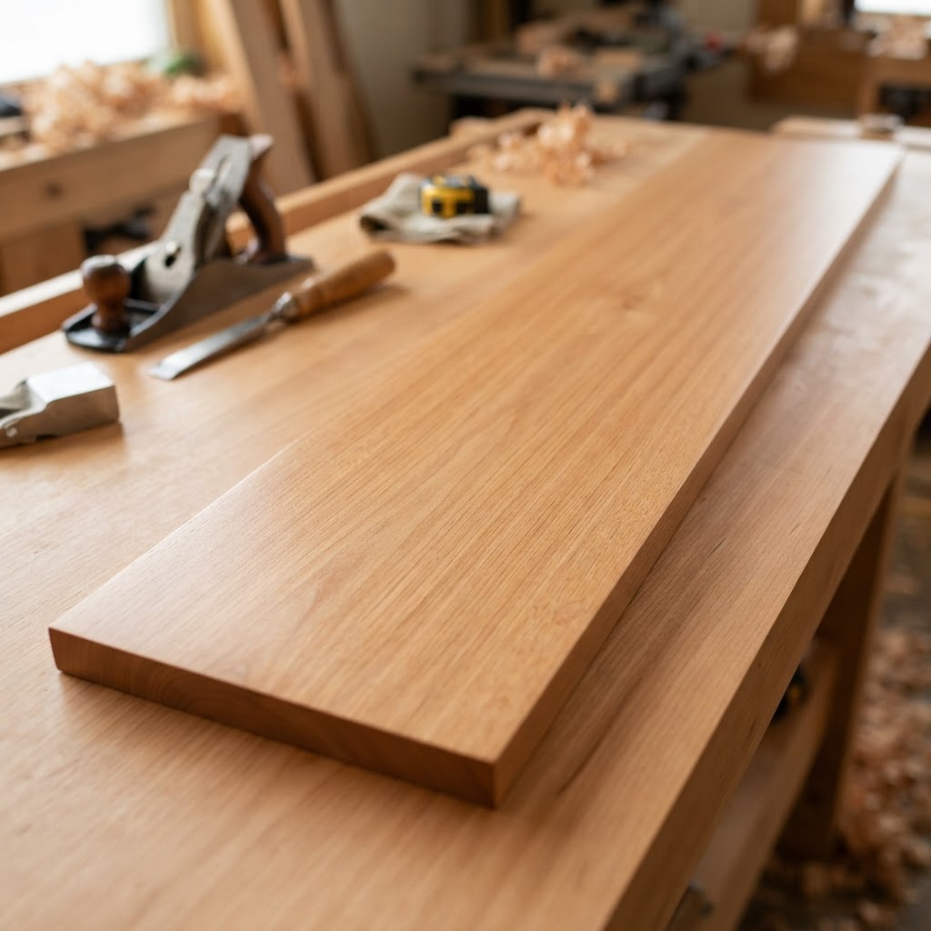 Hemlock finished surface