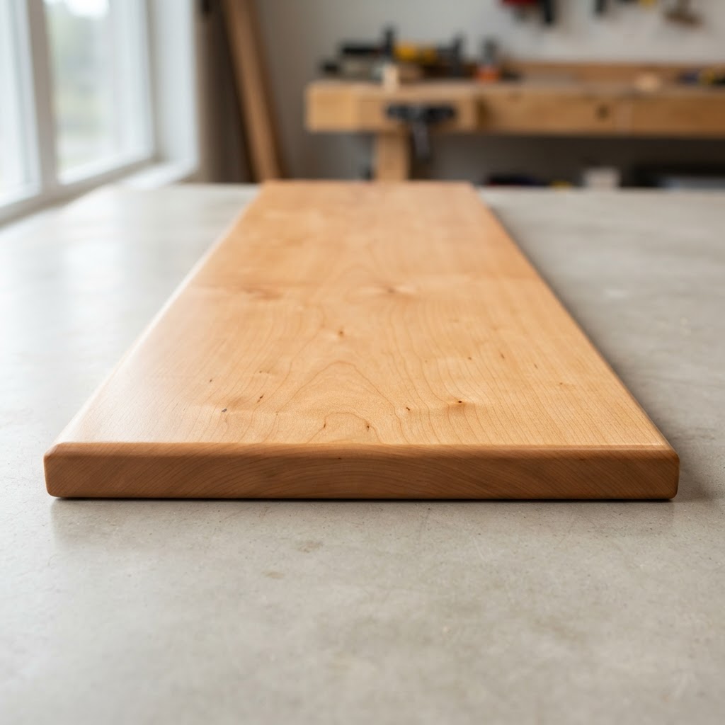 Clear Alder finished surface