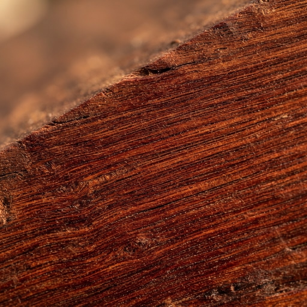 Massaranduba wood grain detail