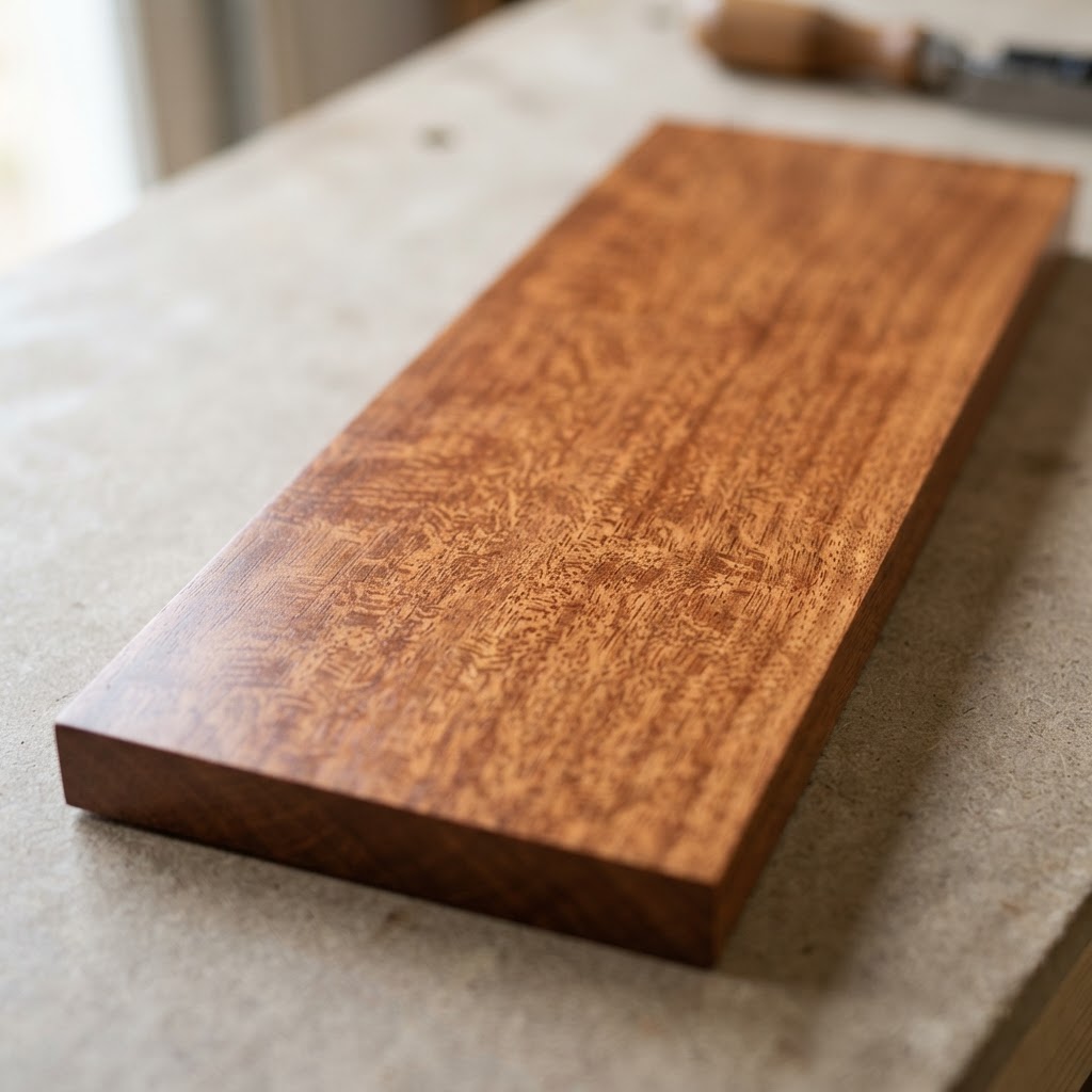 Lacewood finished surface