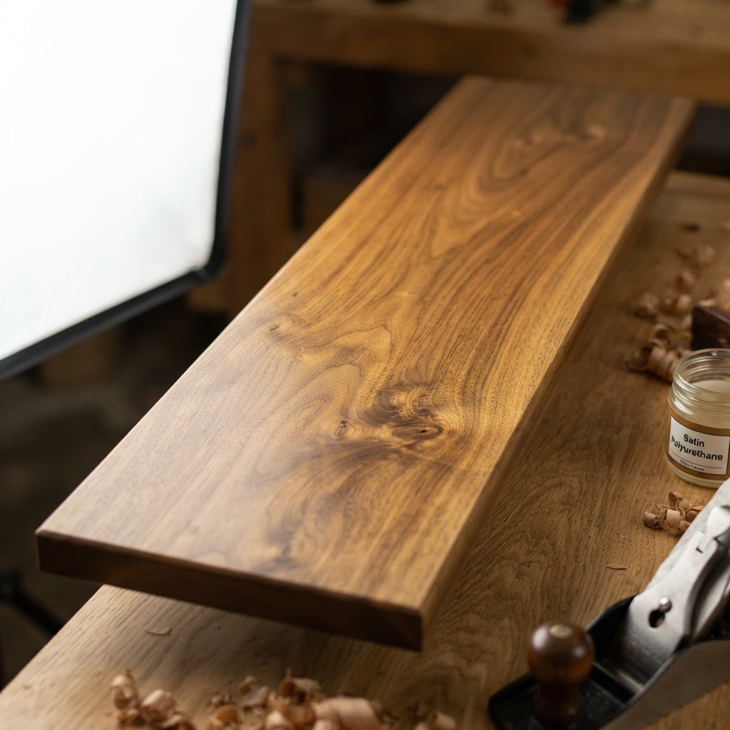 Black Locust finished surface