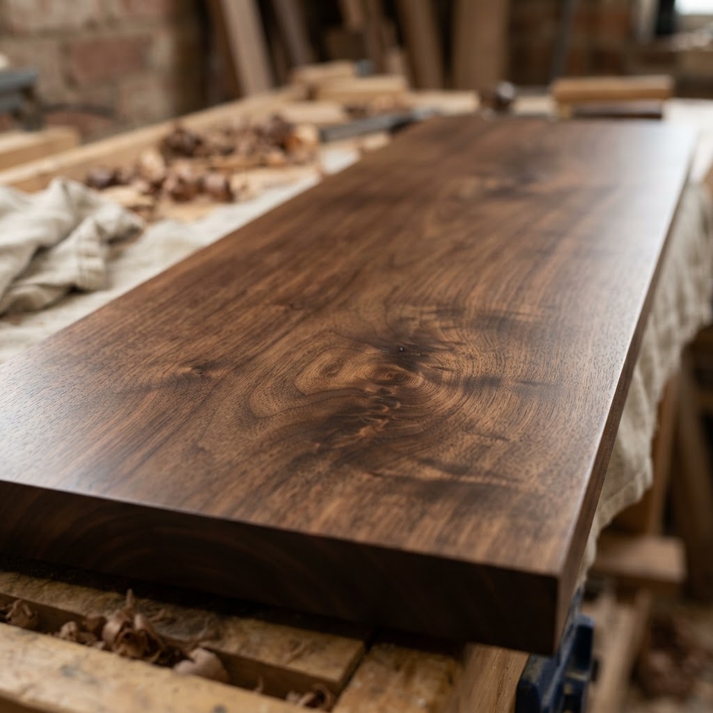 Nogal (Peruvian Walnut) finished surface