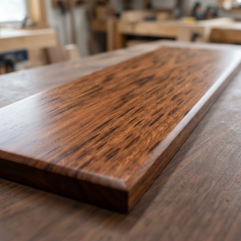 Leopardwood finished surface