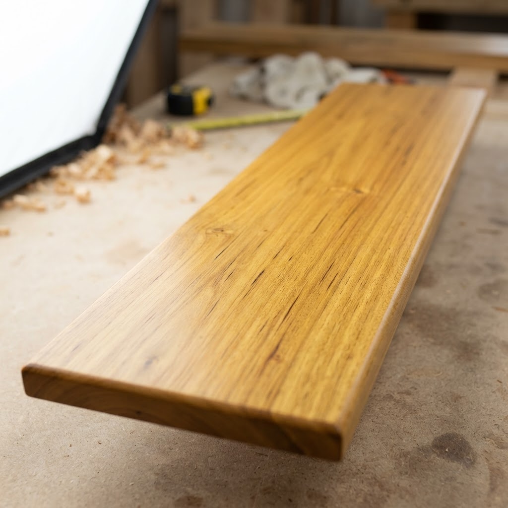 Garapa finished surface