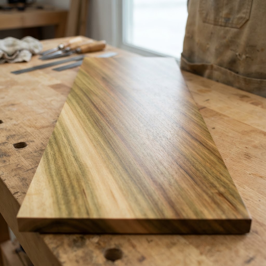 Tulipwood finished surface