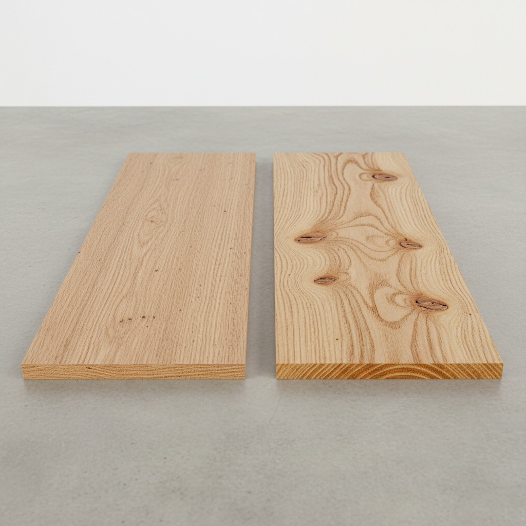 Composite vs Wood wood grain comparison