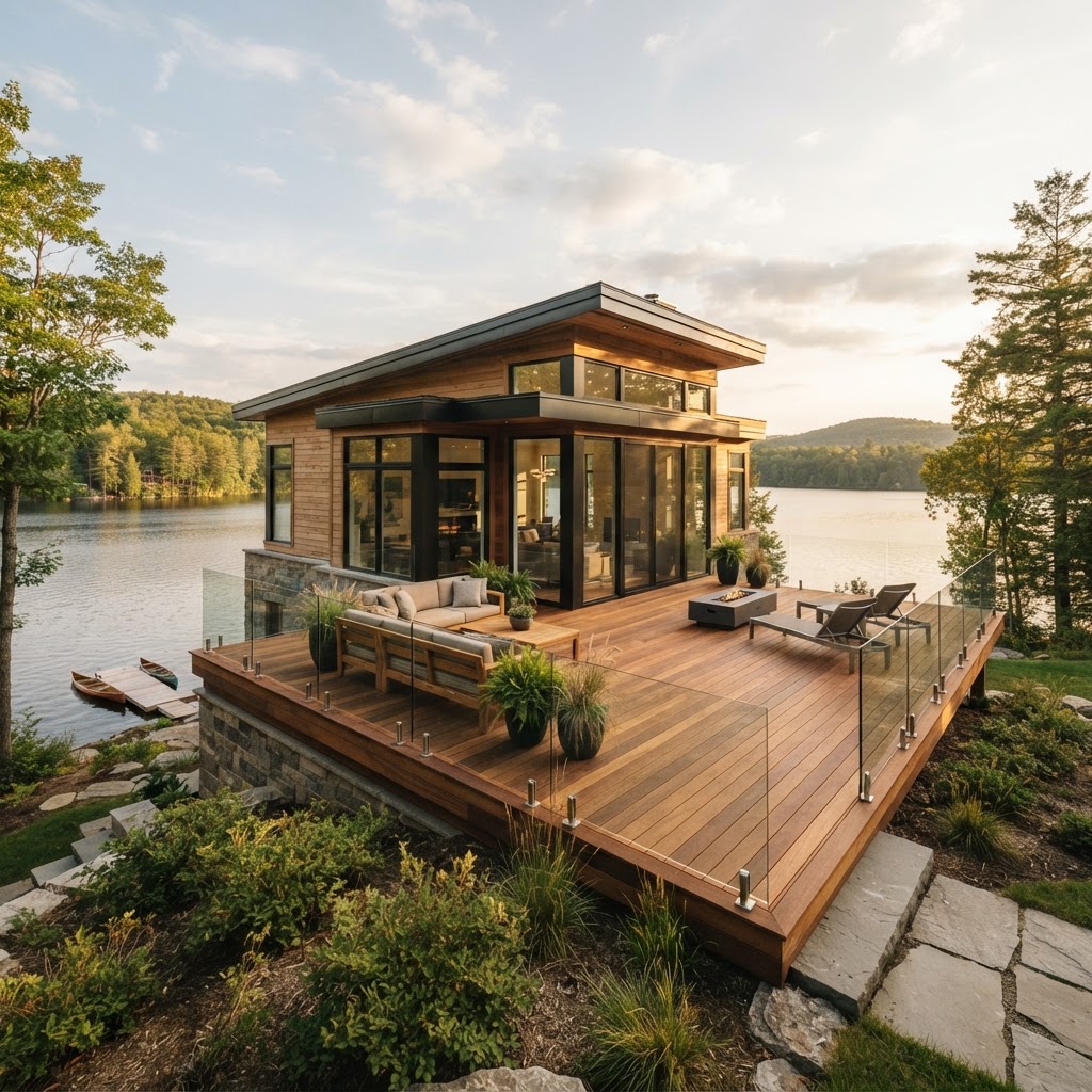Ipe Deck — Lakefront Home