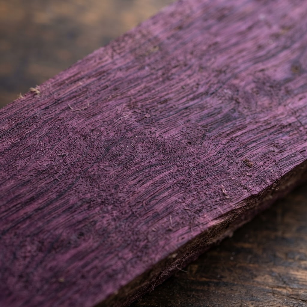 Purpleheart wood grain