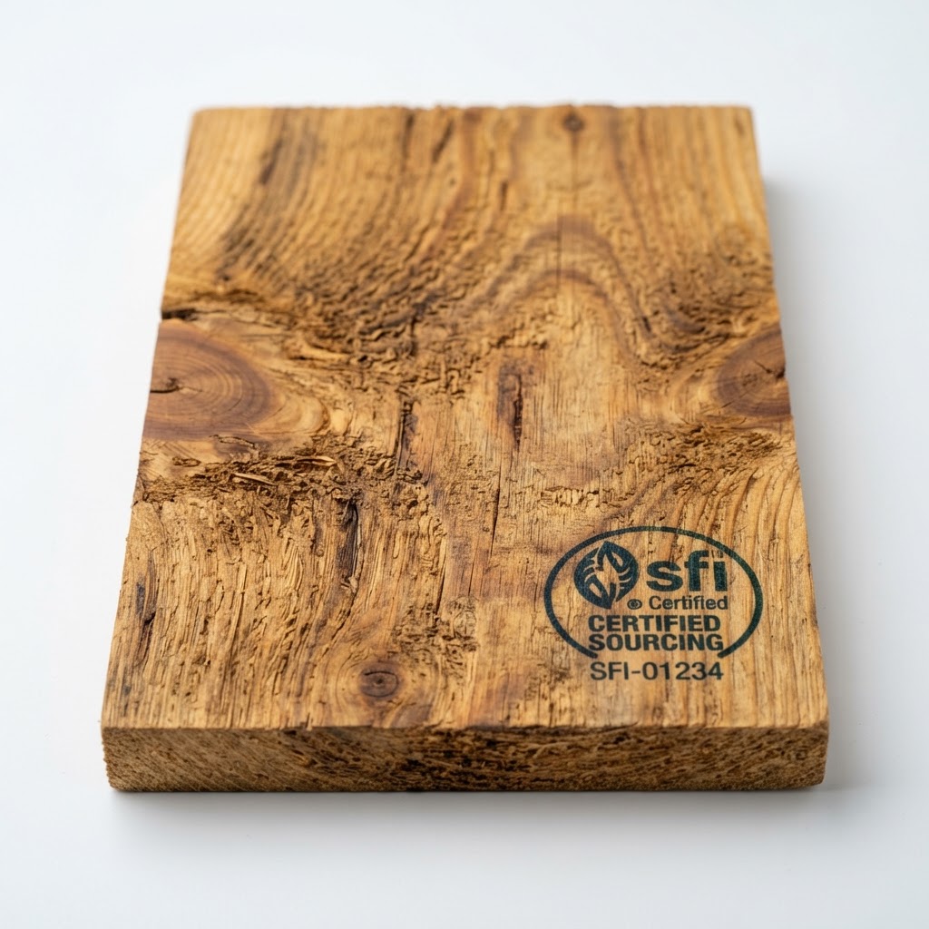 SFI Certified wood grain texture
