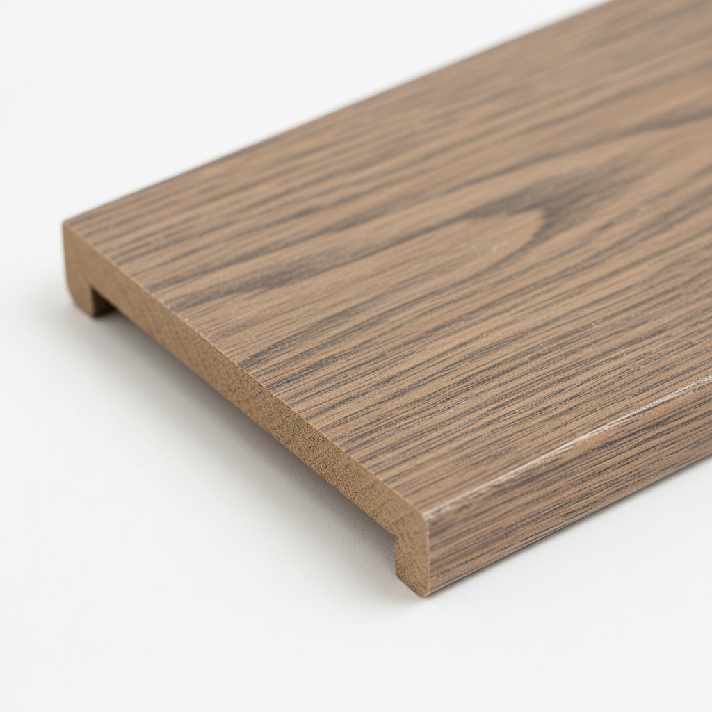 Aluminum Decking wood grain texture