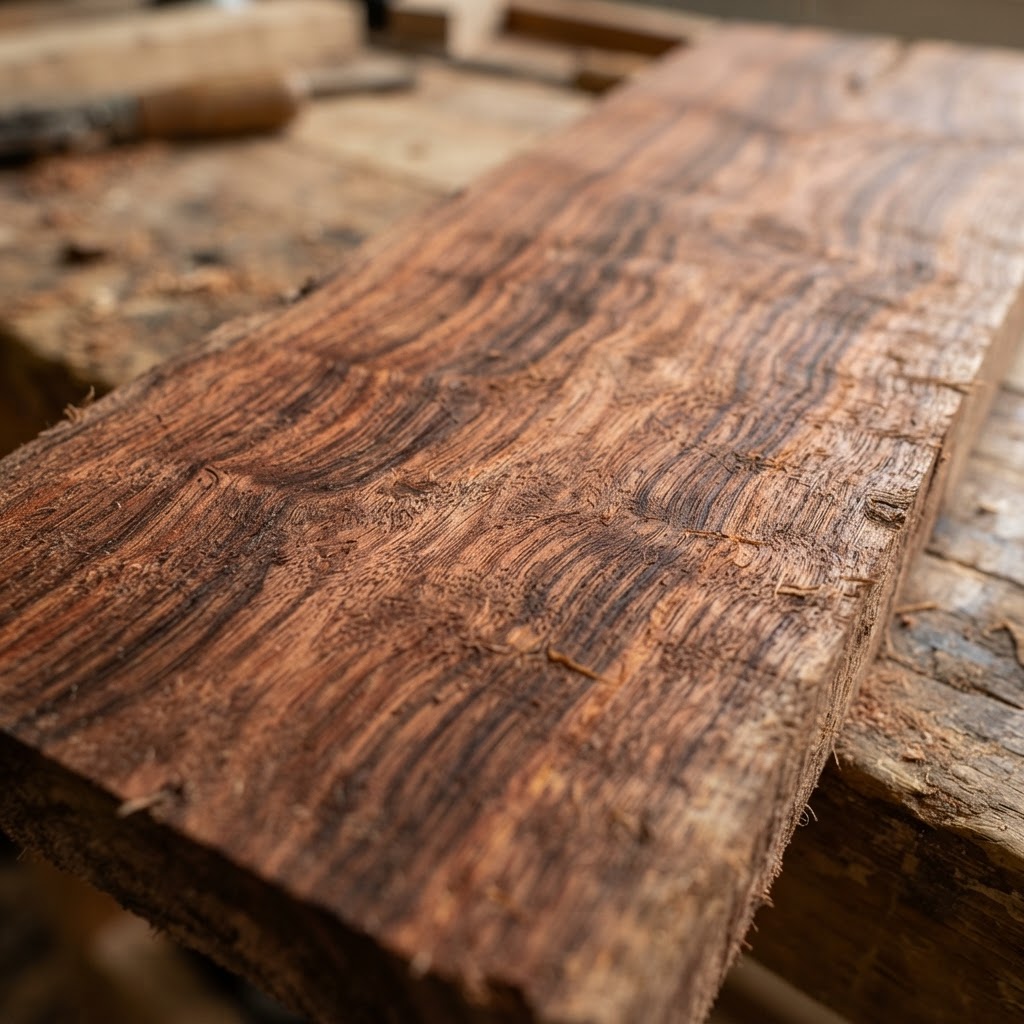 Makore wood grain