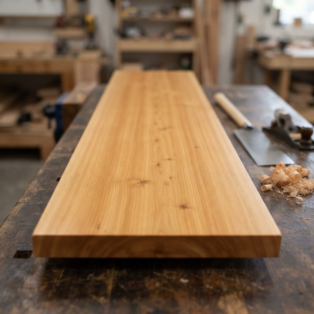 Port Orford Cedar finished surface