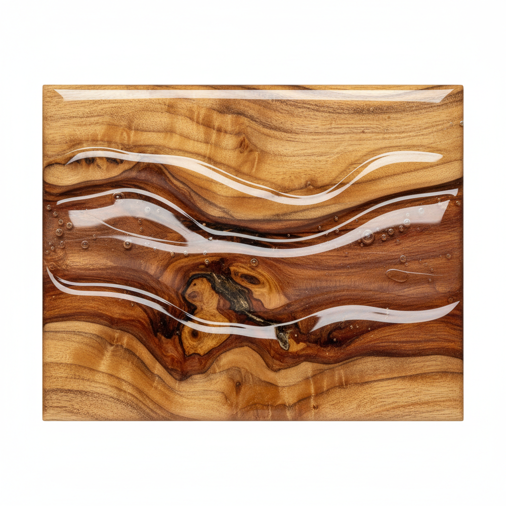Epoxy Resin wood grain texture