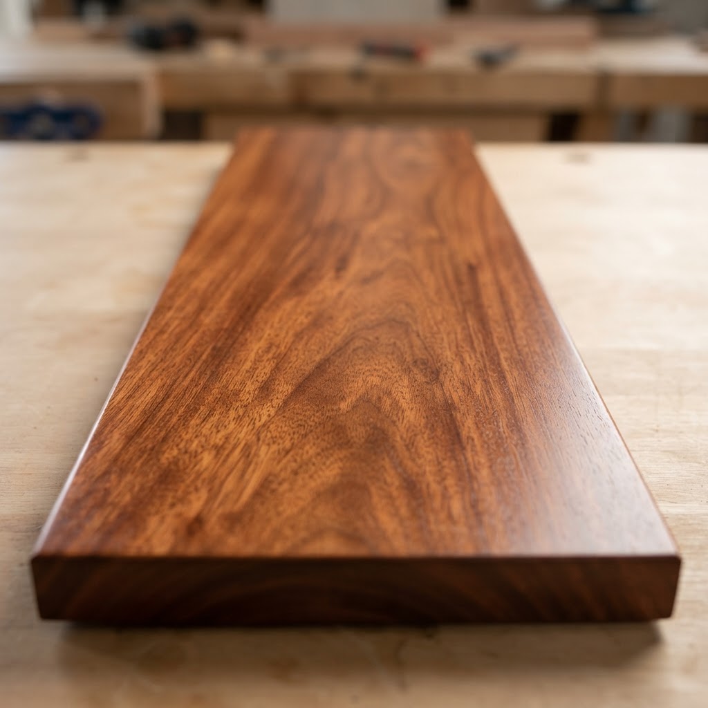 Meranti – Dark Red finished surface